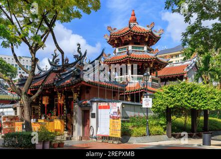 Yu Huang Gong - Temple de l'empereur céleste de Jade sur Telok Ayer Street, Singapour Banque D'Images