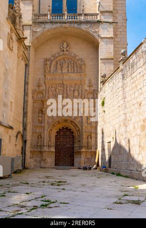 La cathédrale de Sainte Marie de Burgos centre historique. Il est dédié à la Vierge Marie. Province de Burgos, Communauté autonome de Castille-Léon Banque D'Images