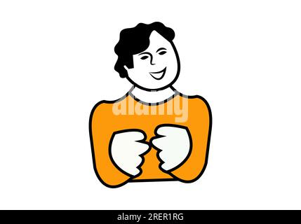 Équipe commerciale - jeu d'icônes vectorielles de ligne. Pixel parfait. Illustration de Vecteur