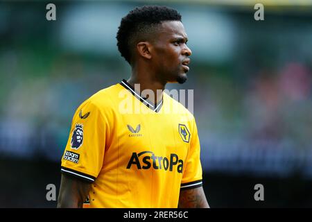 29 juillet 2023 ; Aviva Stadium, Dublin, Irlande : pré-saison football amical, Celtic versus Wolverhampton Wanderers ; Nelson Semedo (Wolves) Banque D'Images