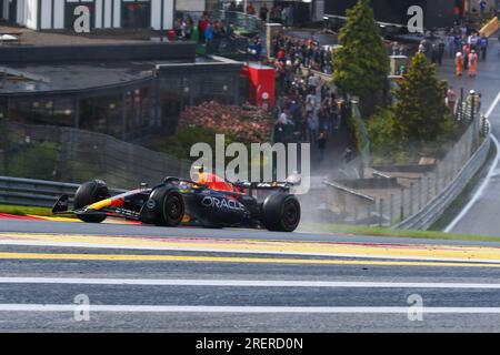 Sergio Perez (MEX) Redbull Racing RB19 lors de Sprint Race le samedi 29 juillet 2023 FORMULE 1 CROISIÈRES MSC GRAND PRIX DE BELGIQUE 2023 - Jul28 au 30 juillet Banque D'Images