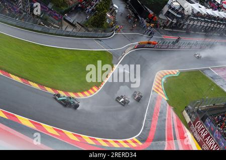 Fernando Alonso (SPA) Aston Martin F1 Team AMR23 lors de Sprint Race le samedi 29 juillet FORMULE 1 CROISIÈRES MSC GRAND PRIX DE BELGIQUE 2023 - Jul28 à J. Banque D'Images