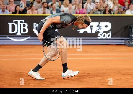 Hambourg, Allemagne. 29 juillet 2023. Joueur de tennis Alexander Zverev d'Allemagne à l'Open d'Europe de Hambourg 2023. Frank Molter/Alamy Live News Banque D'Images