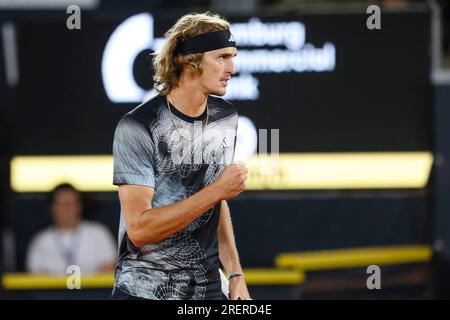 Hambourg, Allemagne. 29 juillet 2023. Joueur de tennis Alexander Zverev d'Allemagne à l'Open d'Europe de Hambourg 2023. Frank Molter/Alamy Live News Banque D'Images