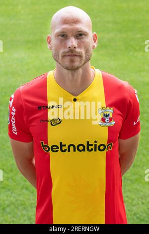 Deventer, pays-Bas. 29 juillet 2023. DEVENTER, PAYS-BAS - JUILLET 29 : Gerrit Nauber de Go Ahead Eagles lors d'un Photocall de Go Ahead Eagles à Adelaarshorst le 29 juillet 2023 à Deventer, pays-Bas. (Photo de Henny Meijerink/Agence BSR) crédit : Agence BSR/Alamy Live News Banque D'Images