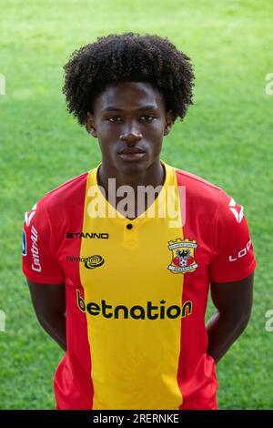 Deventer, pays-Bas. 29 juillet 2023. DEVENTER, PAYS-BAS - 29 JUILLET : Jahnoah Markelo de Go Ahead Eagles lors d'un Photocall de Go Ahead Eagles à Adelaarshorst le 29 juillet 2023 à Deventer, pays-Bas. (Photo de Henny Meijerink/Agence BSR) crédit : Agence BSR/Alamy Live News Banque D'Images