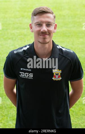 Deventer, pays-Bas. 29 juillet 2023. DEVENTER, PAYS-BAS - 29 JUILLET : Jimmy Barnhoorn de Go Ahead Eagles lors d'un Photocall de Go Ahead Eagles à Adelaarshorst le 29 juillet 2023 à Deventer, pays-Bas. (Photo de Henny Meijerink/Agence BSR) crédit : Agence BSR/Alamy Live News Banque D'Images