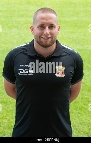 Deventer, pays-Bas. 29 juillet 2023. DEVENTER, PAYS-BAS - JUILLET 29 : Max Jansen de Go Ahead Eagles lors d'un Photocall de Go Ahead Eagles à Adelaarshorst le 29 juillet 2023 à Deventer, pays-Bas. (Photo de Henny Meijerink/Agence BSR) crédit : Agence BSR/Alamy Live News Banque D'Images