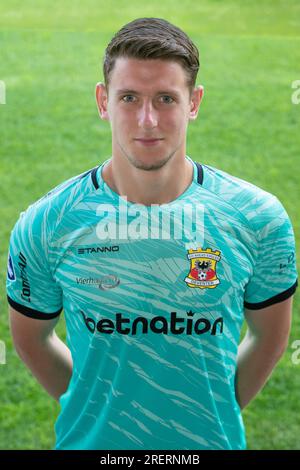 Deventer, pays-Bas. 29 juillet 2023. DEVENTER, PAYS-BAS - JUILLET 29 : Sven Jansen de Go Ahead Eagles lors d'un Photocall de Go Ahead Eagles à Adelaarshorst le 29 juillet 2023 à Deventer, pays-Bas. (Photo de Henny Meijerink/Agence BSR) crédit : Agence BSR/Alamy Live News Banque D'Images