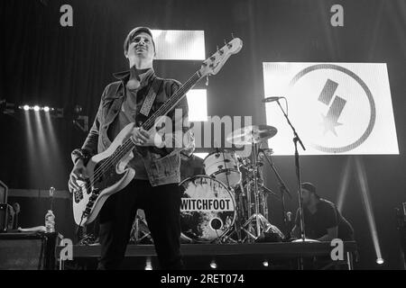 16 novembre 2016 : Switchfoot se produit à la House of Blues, Dallas, Texas. Banque D'Images