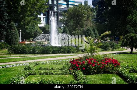 Central Memorial Park, centre-ville de Calgary, Alberta Banque D'Images