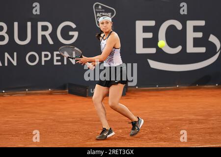 Hambourg, Hambourg, Allemagne. 29 juillet 2023. ANGELA KULIKOV (USA) en action lors de l'OPEN D'EUROPE DE HAMBOURG - Hambourg - Womens tennis, WTA250 (crédit image : © Mathias Schulz/ZUMA Press Wire) À USAGE ÉDITORIAL UNIQUEMENT! Non destiné à UN USAGE commercial ! Banque D'Images