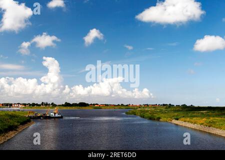 Paysage près de Greetsiel Banque D'Images