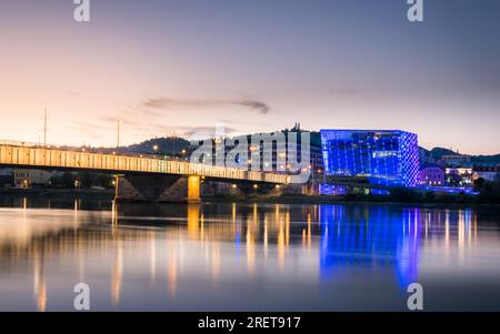 Centre ARS Electronica, Linz Banque D'Images