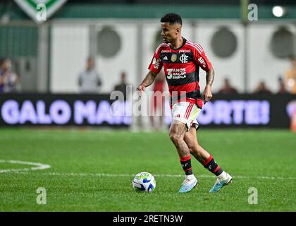 Belo Horizonte, Brésil. 29 juillet 2023. Arena Independencia Allan do Flamengo, lors du match entre Atletico Mineiro et Flamengo, pour la 17e manche du Championnat brésilien, à Arena Independencia, ce samedi 29. 30761 (Gledston Tavares /SPP) crédit : SPP Sport Press photo. /Alamy Live News Banque D'Images