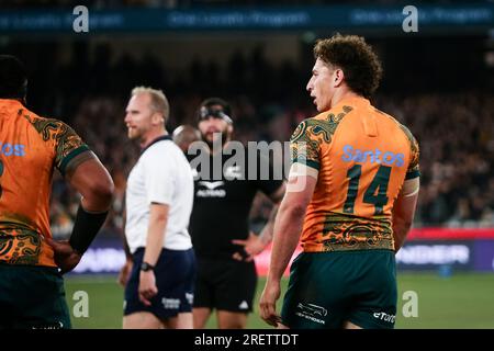 Melbourne, Australie, 29 juillet 2023. Mark Nawaqanitawase des Wallabies lors du match de la Bledisloe Cup entre les Australia Wallabies et les New Zealand All Blacks au Melbourne Cricket Ground le 29 juillet 2023 à Melbourne, en Australie. Crédit : Dave Hewison/Speed Media/Alamy Live News Banque D'Images