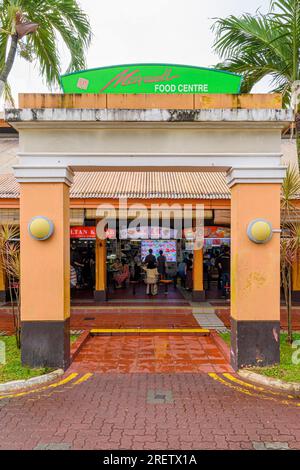 Entrée du Maxwell Food Centre, Chinatown, Singapour Banque D'Images