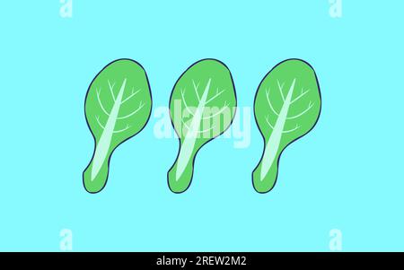 Icône feuilles - Vector stock Illustration. Illustration de Vecteur