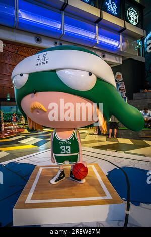 Game on Global Tour par Edgar plans au Funan Mall Singapour. Banque D'Images