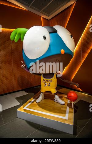 Game on Global Tour par Edgar plans au Funan Mall Singapour. Banque D'Images