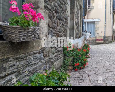 (C) Denis TRASFI / MAXPPP - France, Bretagne, Morbihan, ville de Rochefort en Terre le 20 juillet 2023 - / France, Brittany, Morbihan, ville de Rochef Banque D'Images