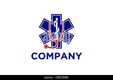 Logo Services médicaux Illustration de Vecteur