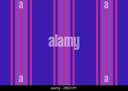 Motif vertical de fond de lignes de texture sans couture avec un textile vecteur de tissu rayé dans des couleurs violettes et indigo. Illustration de Vecteur