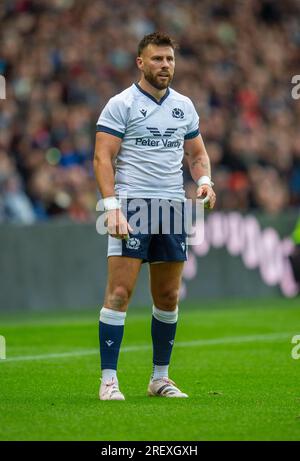 Edimbourg, Royaume-Uni. 29 juillet 2023 : The Famous Grouse Nations Series. ScotlandÕs Ali Price During the Scotland v Italy International, Scottish Gas - Murrayfield, Édimbourg. Crédit : Ian Rutherford Alamy Live News Banque D'Images