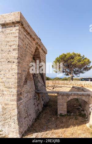 Castell de sa Punta de n'Amer - Château côtier / Forteresse, sa Coma, Cala Millor, Majorque, (Majorque), Îles Baléares, Espagne, Europe Banque D'Images