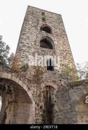 Tour du mur de Côme entourant le centre-ville historique, Côme, Italie Banque D'Images