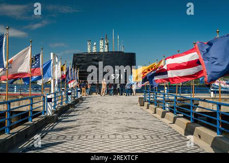 USS Nautilus (SSN-571) The Submarine Force Library & Museum   Groton, Connecticut, USA Banque D'Images