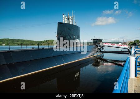 USS Nautilus (SSN-571) The Submarine Force Library & Museum   Groton, Connecticut, USA Banque D'Images