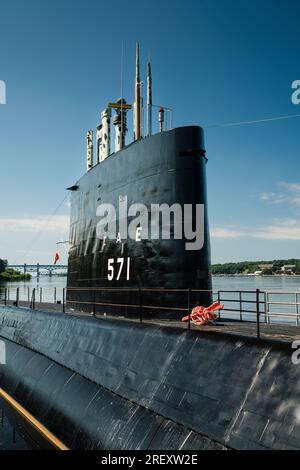 USS Nautilus (SSN-571) The Submarine Force Library & Museum   Groton, Connecticut, USA Banque D'Images