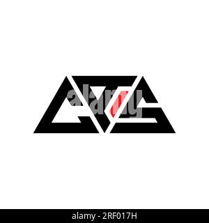Logo de lettre triangle cas avec forme de triangle. Monogramme de conception de logo triangle cas. Modèle de logo vecteur triangle cas avec couleur rouge. Cas triangul Illustration de Vecteur