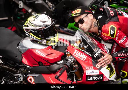 MOST, République tchèque. 30 juillet 2023. Course 2, World Superbike - SBK à Most, République tchèque, juillet 30 2023 crédit : Agence de photo indépendante/Alamy Live News Banque D'Images