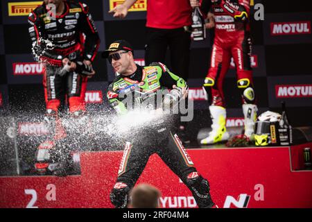 MOST, République tchèque. 30 juillet 2023. Course 2, World Superbike - SBK à Most, République tchèque, juillet 30 2023 crédit : Agence de photo indépendante/Alamy Live News Banque D'Images