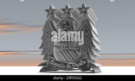 Illustration d'un badge de la Ligue anglaise de football. Banque D'Images