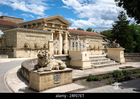 Bains de boue thérapeutique Nikolai Semashko à Yessentuki, ville thermale dans la région des eaux minérales caucasiennes, Krai de Stavropol, Russie. Banque D'Images