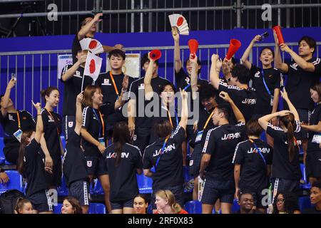 Fukuoka, Japon. 30 juillet 2023. Équipe japonaise natation : Championnats du monde aquatiques Fukuoka 2023 à Marine Messe Fukuoka Hall A à Fukuoka, Japon . Crédit : YUTAKA/AFLO SPORT/Alamy Live News Banque D'Images