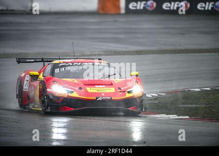 Nurbur, Allemagne. 30 juillet 2023. Davide Rigon, Daniel Serra, Antonio Fuoco, AF Corse, Ferrari 296 GT3, Qualification, 1er juillet 2023, Nurburgring, Allemagne crédit : Independent photo Agency/Alamy Live News Banque D'Images