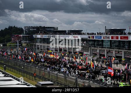 Nurbur, Allemagne. 30 juillet 2023. Atmosphère, Gt World Challenge Powered by AWS Round 6, Endurance, Nurburgring, Starting Grid, 30 juillet, 2023, Nurburgring, Allemagne crédit : Independent photo Agency/Alamy Live News Banque D'Images