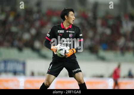 Osaka, Japon. 28 juillet 2023. Jin-hyeon Kim (Cerezo) football/football : match de pré-saison '2023 Japan Tour' entre le Paris Saint-Germain 2-3 Cerezo Osaka au YANMAR Stadium Nagai à Osaka, Japon . Crédit : Mutsu Kawamori/AFLO/Alamy Live News Banque D'Images