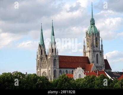 St. Église Paul à Munich Banque D'Images