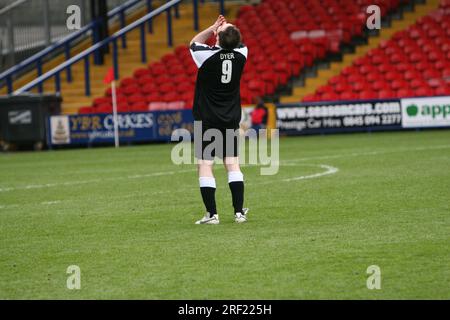 L'acteur britannique Danny Dyer lors d'un match caritatif à Selhurst Park South London Banque D'Images