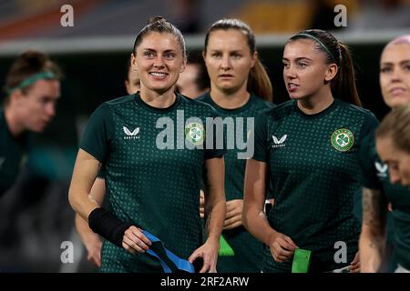 Sinead Louise Farrelly, de l'Irlande, est vue avant le match de la coupe du monde féminine de la FIFA 2023 Groupe B Irlande femmes vs Nigeria femmes au Suncorp Stadium, Brisbane, Australie, 31 juillet 2023 (photo de Patrick Hoelscher/News Images) Banque D'Images