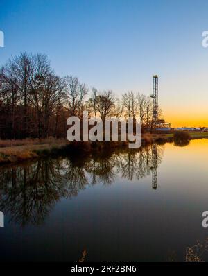 North Texas Drilling Banque D'Images