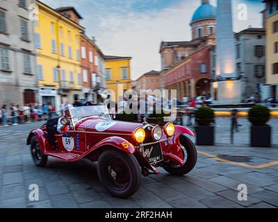 1930 ALFA ROMEO 6C 1750 GS CARR. SPORT, mille Miglia 2023, 3ème jour à Reggio Emilia Banque D'Images