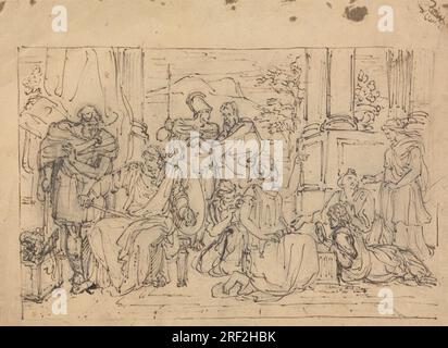 Scène de timon d'Athènes par Robert Smirke Banque D'Images