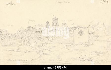 Arles, France entre 1802 et 1804 par Robert Smirke Banque D'Images