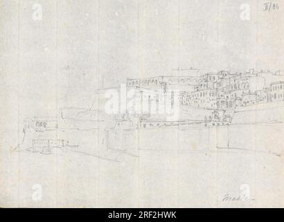 Malte entre 1802 et 1804 par Robert Smirke Banque D'Images